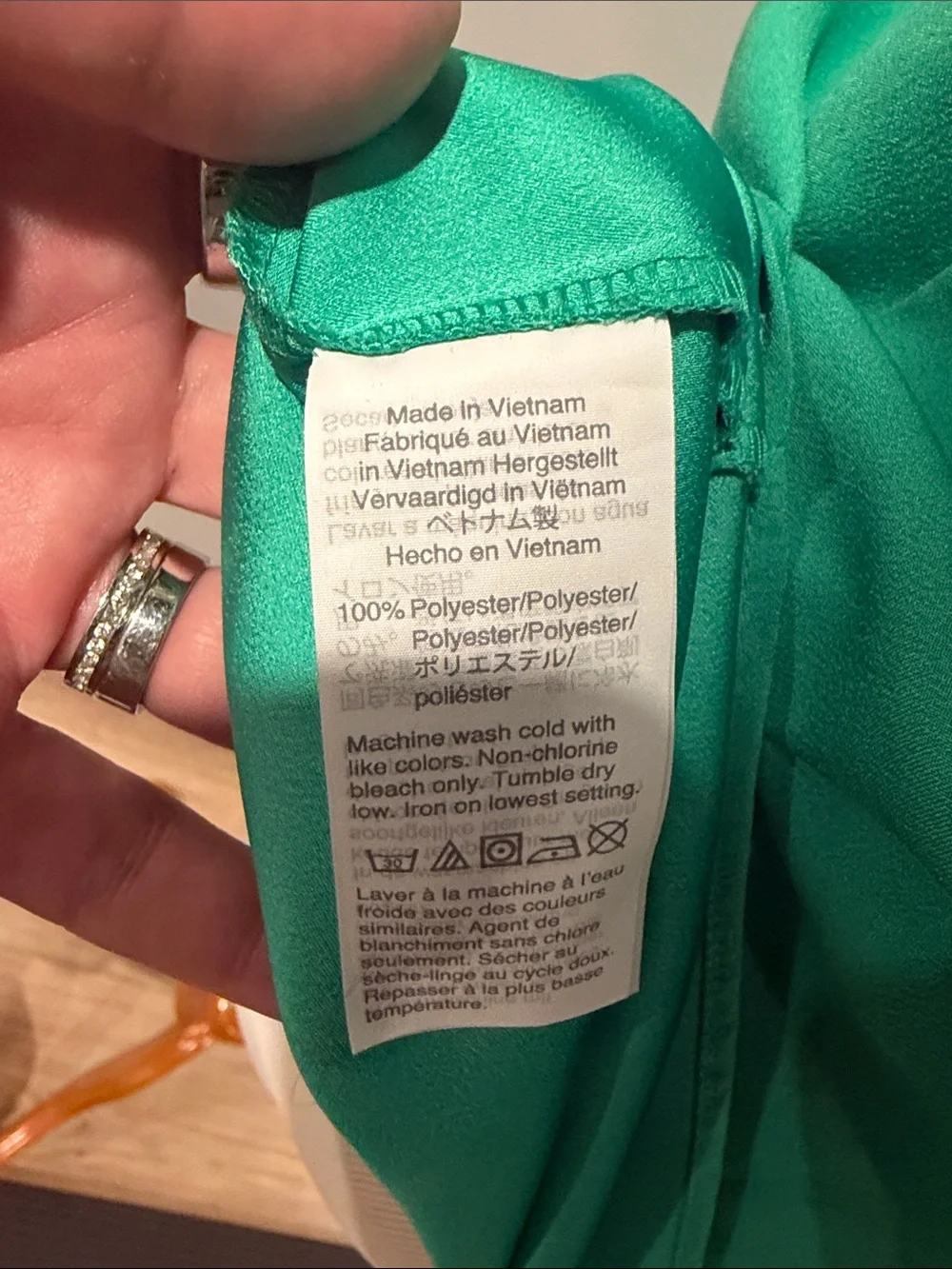 J crew Ruffled Collar Sleeveless Camisole in green